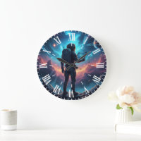Futuristic Cyberpunk Astronaut Nebula Space Unique