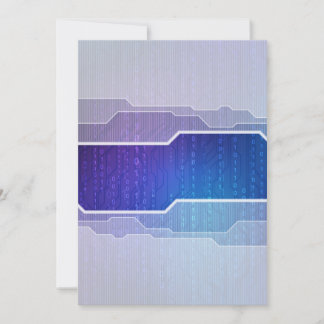 futuristic design invitation