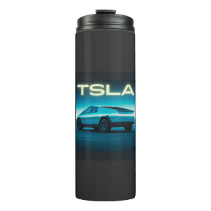 Futuristic Electric Pickup Truck Thermal Tumbler