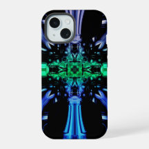 Futuristic Electric Plasma Fractal Design
