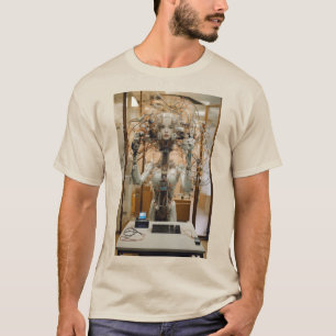 Futuristic Elegance: Cybernetic Office Aesthetics T-Shirt