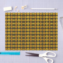 Futuristic floral pattern