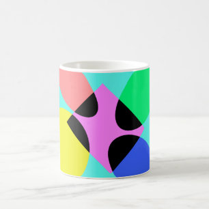 Futuristic flower coffee mug