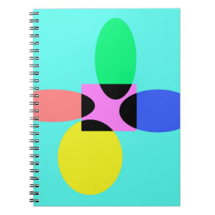 Futuristic flower notebook