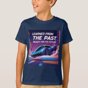 Futuristic Flying Car with Inspirational Quote  T-Shirt