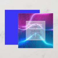 Futuristic Geometric Virtual Birthday Party
