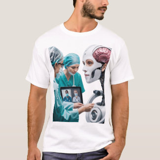 "Futuristic Healthcare: Merging Minds and Machines T-Shirt