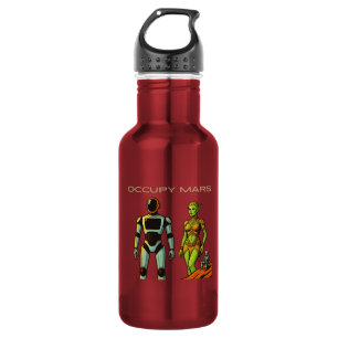 Futuristic Humanoid Robot design 532 Ml Water Bottle