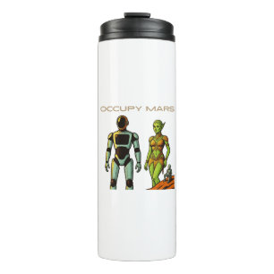 Futuristic Humanoid Robot design Thermal Tumbler