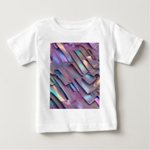 Futuristic iridescent/abstract holographic baby T-Shirt