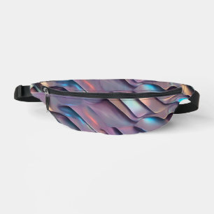 Futuristic iridescent/abstract holographic bum bags