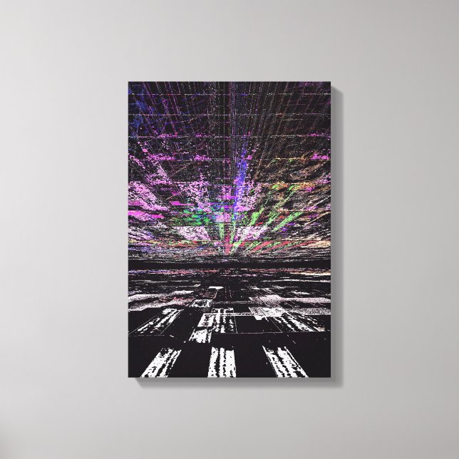 Futuristic Lights Canvas Print (Front)