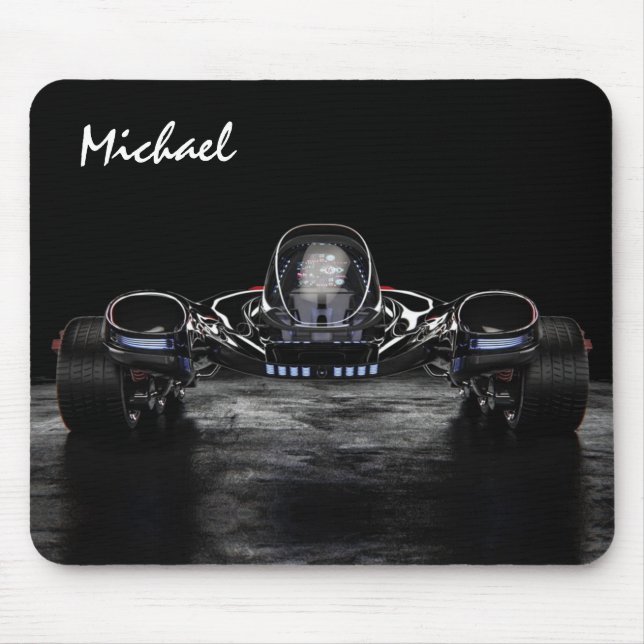 Futuristic Mars Rover Mouse Pad (Front)