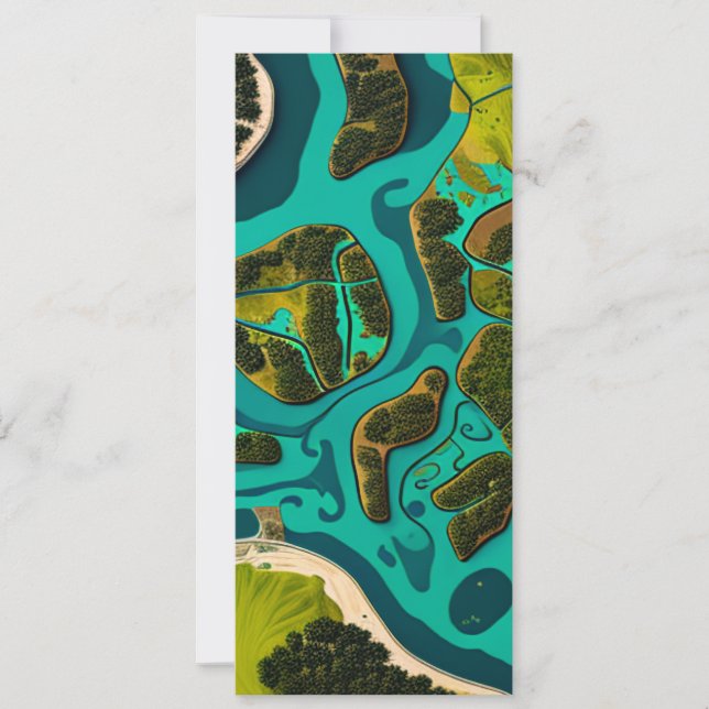 Futuristic Marshlands Card (Front)