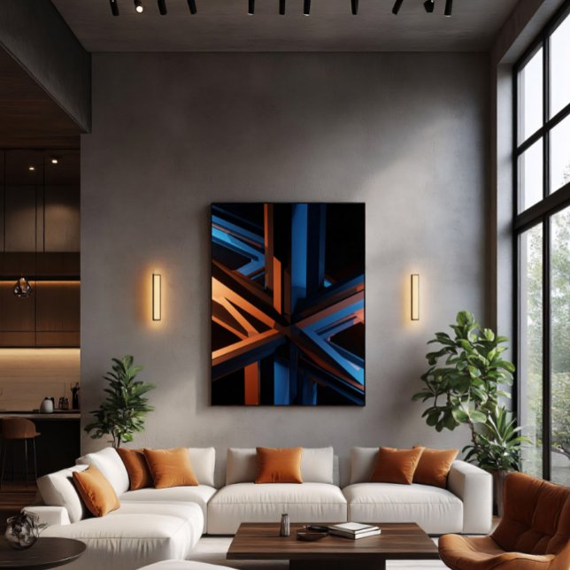 Futuristic Neon Structure Poster (Creator Uploaded)