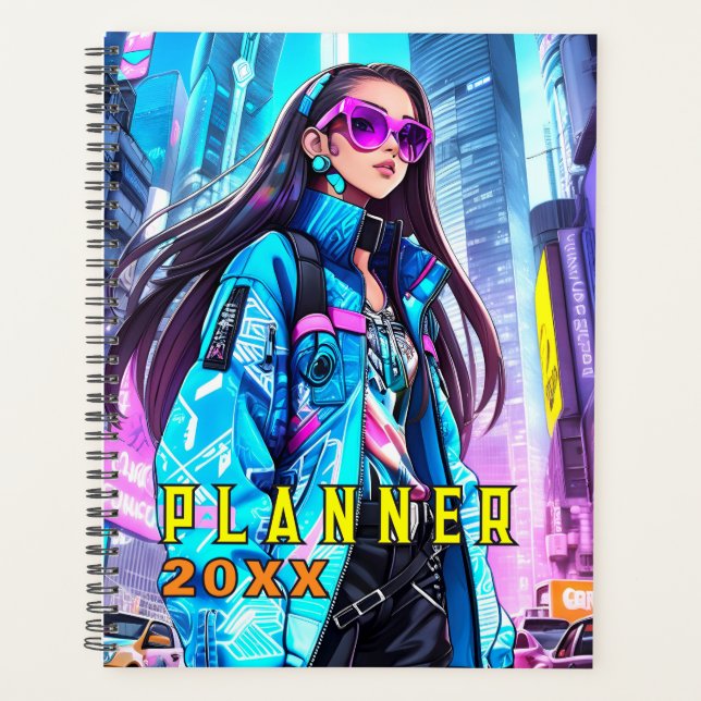 Futuristic Pop Star 0002 Planner (Front)