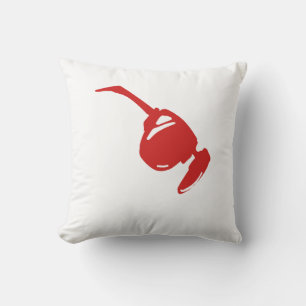 Futuristic Red Tech Design."Perfect for tech lover Cushion