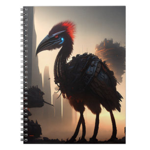 Futuristic Robot Australian Emu, Notebook