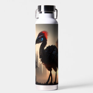 Futuristic Robot Australian Emu, Water Bottle