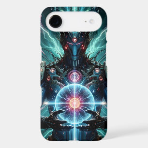 Futuristic Robot Cosmic Core Cyberpunk