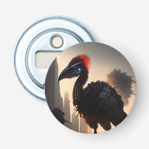 Futuristic Robotic Australian Emu, Bottle Opener