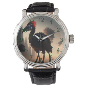 Futuristic Robotic Australian Emu, Wrist Watch