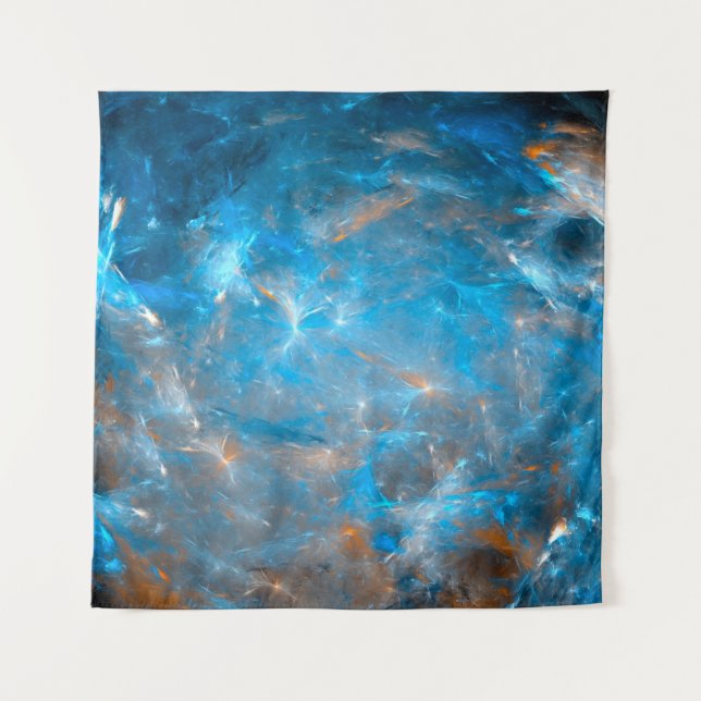 Futuristic space backgroundbackground,abstract,lig tapestry (Front)