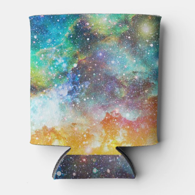 Futuristic space, starry nebula background. can cooler (Front)