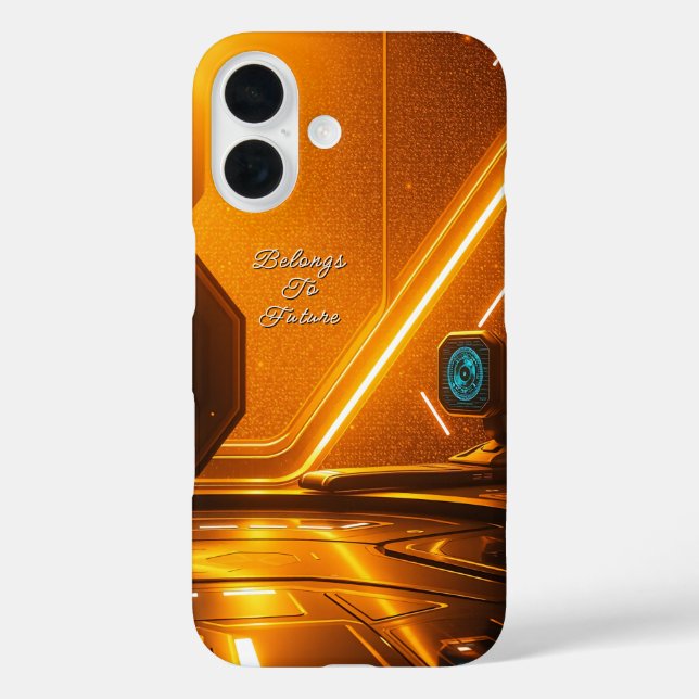Futuristic Space Station Interior Case-Mate iPhone Case (Back)