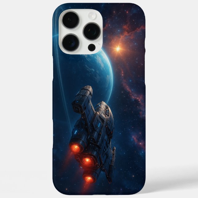 Futuristic Spaceship Case-Mate iPhone Case (Back)