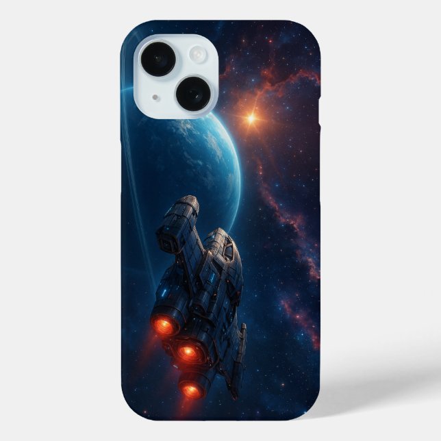 Futuristic Spaceship Case-Mate iPhone Case (Back)