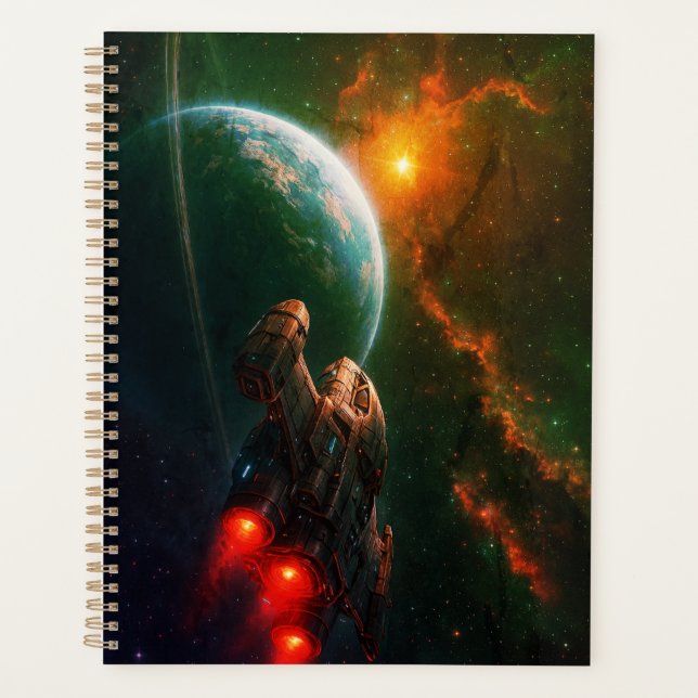 Futuristic Spaceship Planner (Front)