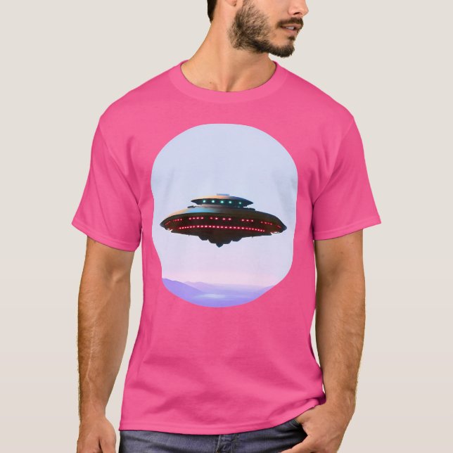 Futuristic Spaceship T-Shirt (Front)