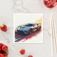 Futuristic Sports Car – Sleek AI-Generated Design