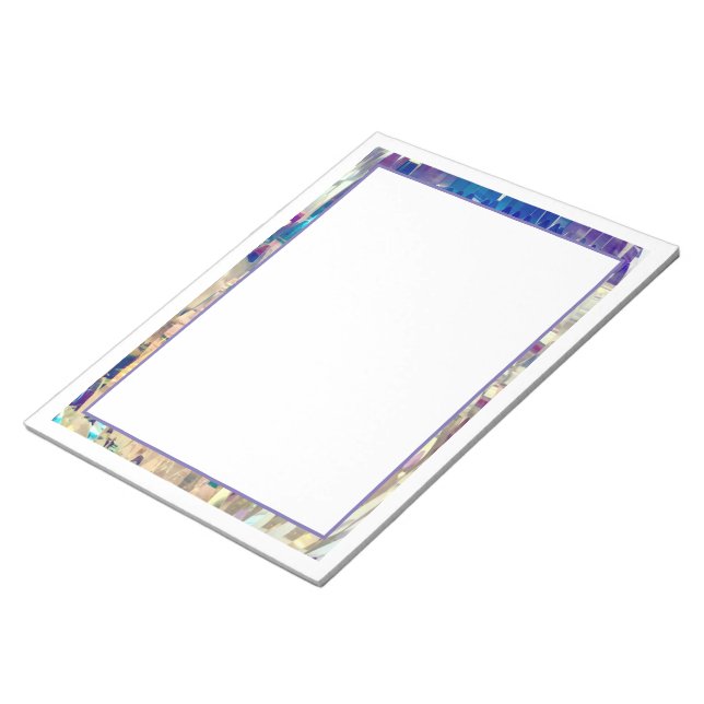 Futuristic Teal Notepad (Angled)