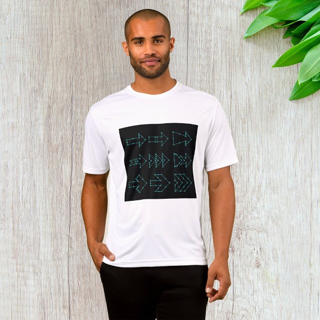 Futuristic Tech Arrow Circuit Design T-Shirt (Creator Uploaded)