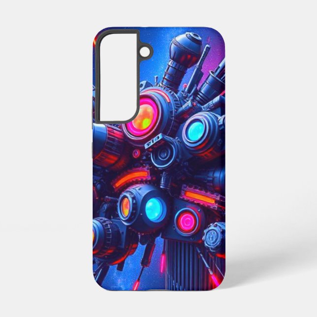 Futuristic Tech Orb Samsung Galaxy S22 Cases (Back)