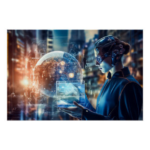 Futuristic Technology Poster