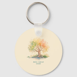 futuristic tree keychain