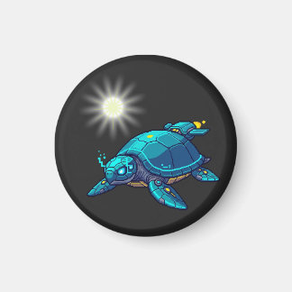 Futuristic Turtle Magnet