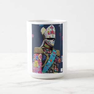 Futuristic Voxel Glitch Art Military Officer Cyber Coffee Mug