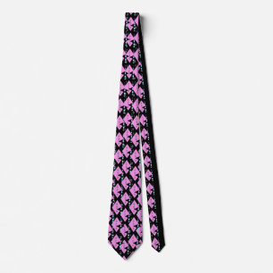 Futuristik Diamond Pattern Tie
