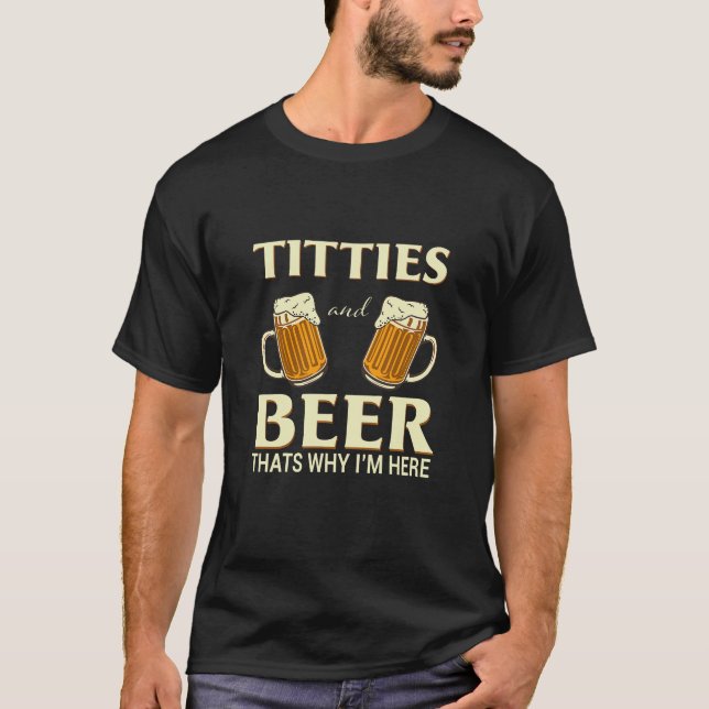 Fuuny Beer Quote T-Shirt (Front)