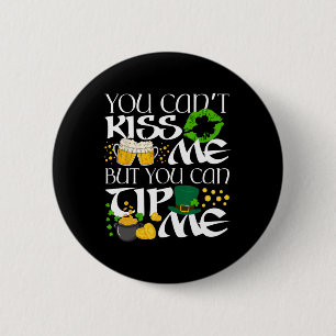 Fuuny Irish St Patrick's Day Waitress Rtender Sham 6 Cm Round Badge