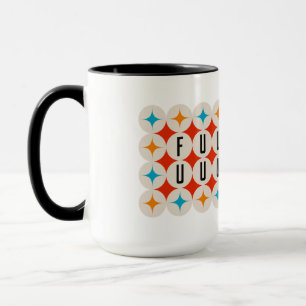 Fuuuuuuck Retro Parody Mug