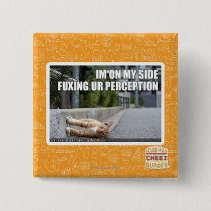 Fuxing Ur Perception 15 Cm Square Badge