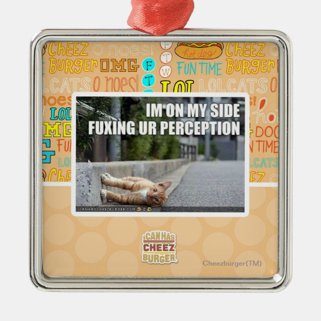 Fuxing Ur Perception Metal Tree Decoration (Front)