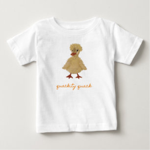 Fuzz Duck Duckling Ducky Custom Baby T-Shirt