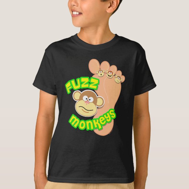 Fuzz Monkeys T-Shirt (Front)