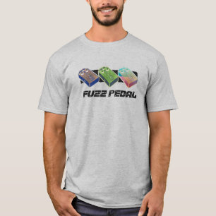 FUZZ Triple Pedal Multi-Colour-Black Text T-Shirt
